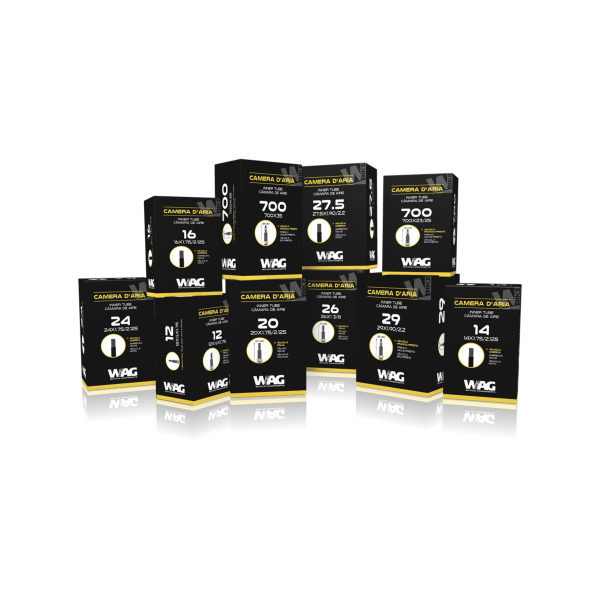 TUBO WAG - 12 VÁLVULAS SCHRADER DE 1,5/1,75 MM Y 34 MM