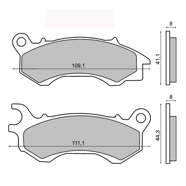 Pastillas de Freno Honda PCX 125 150 RMS Orgánicas