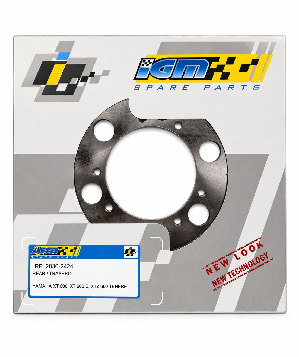 Disco de freno trasero Yamaha XT 600 1987-1990 IGM RF-2030-2424