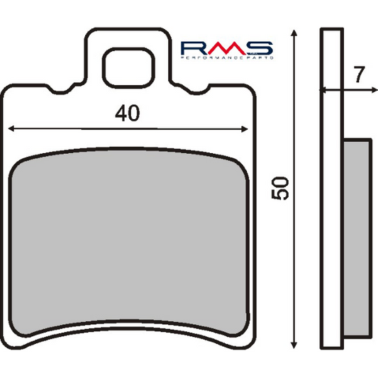 RMS PASTILLAS DE FRENO ORGÁNICAS