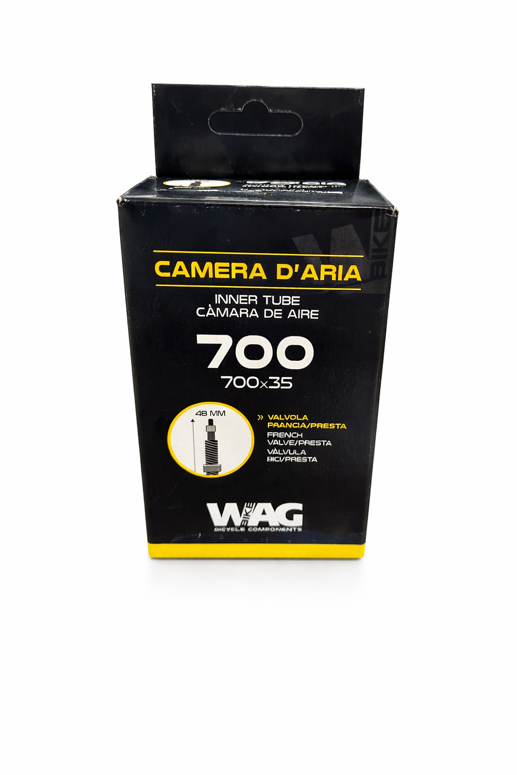 TUBO WAG - 700 X 35/40 VÁLVULA PRESTA 48 MM