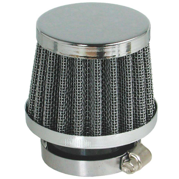 NYPSO METÁLICO FILTRO DE AIRE RACING D35MM RECTO CORTO
