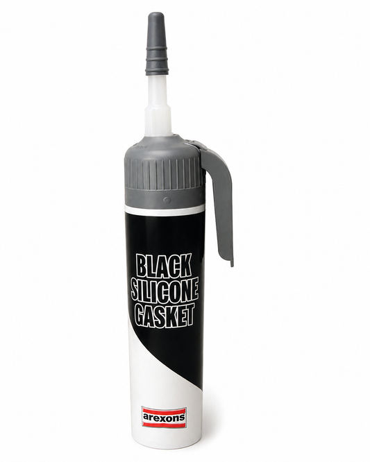 Arexon Junta de Silicona Negra 200 ml para Moto y Automóvil