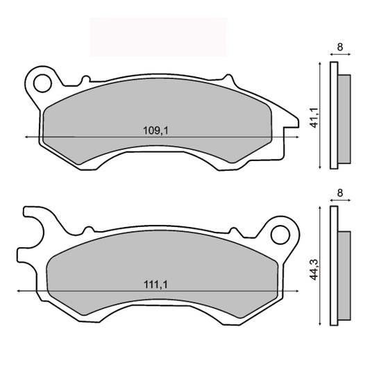 Pastillas de Freno Honda PCX 125 150 RMS Orgánicas