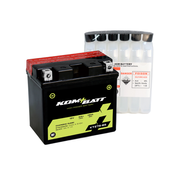 Batería Kombatt MF KTZ7S-BS 12V para Moto y Scooter